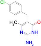 2-amino-5-(4-chlorobenzyl)-6-methylpyrimidin-4(3H)-one