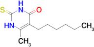 5-hexyl-2-mercapto-6-methylpyrimidin-4(3H)-one