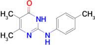 5,6-dimethyl-2-[(4-methylphenyl)amino]pyrimidin-4(3H)-one