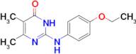 2-[(4-ethoxyphenyl)amino]-5,6-dimethylpyrimidin-4(3H)-one