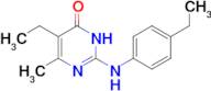 5-ethyl-2-[(4-ethylphenyl)amino]-6-methylpyrimidin-4(3H)-one