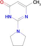 6-methyl-2-pyrrolidin-1-ylpyrimidin-4(3H)-one