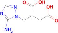 2-[(5-amino-1H-1,2,4-triazol-1-yl)methyl]succinic acid