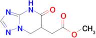 methyl (5-oxo-4,5,6,7-tetrahydro[1,2,4]triazolo[1,5-a]pyrimidin-6-yl)acetate