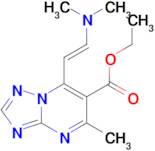 ethyl 7-[(E)-2-(dimethylamino)vinyl]-5-methyl[1,2,4]triazolo[1,5-a]pyrimidine-6-carboxylate