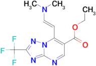 ethyl 7-[(E)-2-(dimethylamino)vinyl]-2-(trifluoromethyl)[1,2,4]triazolo[1,5-a]pyrimidine-6-carboxy…