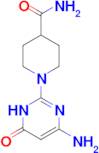 1-(4-amino-6-oxo-1,6-dihydropyrimidin-2-yl)piperidine-4-carboxamide