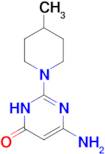 6-amino-2-(4-methylpiperidin-1-yl)pyrimidin-4(3H)-one