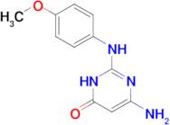 6-amino-2-[(4-methoxyphenyl)amino]pyrimidin-4(3H)-one