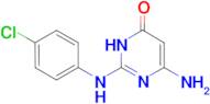 6-amino-2-[(4-chlorophenyl)amino]pyrimidin-4(3H)-one