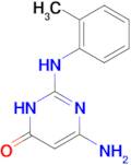 6-amino-2-[(2-methylphenyl)amino]pyrimidin-4(3H)-one