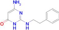 6-amino-2-[(2-phenylethyl)amino]pyrimidin-4(3H)-one