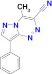 4-methyl-8-phenylpyrazolo[5,1-c][1,2,4]triazine-3-carbonitrile