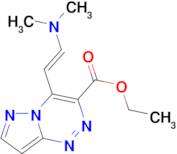 ethyl 4-[(E)-2-(dimethylamino)vinyl]pyrazolo[5,1-c][1,2,4]triazine-3-carboxylate