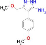 3-(methoxymethyl)-4-(4-methoxyphenyl)-1H-pyrazol-5-amine