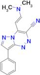 4-[(E)-2-(dimethylamino)vinyl]-8-phenylpyrazolo[5,1-c][1,2,4]triazine-3-carbonitrile