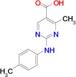 4-methyl-2-[(4-methylphenyl)amino]pyrimidine-5-carboxylic acid