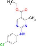 ethyl 2-[(4-chlorophenyl)amino]-4-methylpyrimidine-5-carboxylate