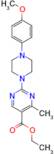 ethyl 2-[4-(4-methoxyphenyl)piperazin-1-yl]-4-methylpyrimidine-5-carboxylate