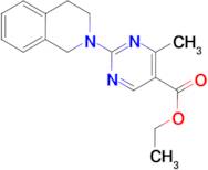 ethyl 2-(3,4-dihydroisoquinolin-2(1H)-yl)-4-methylpyrimidine-5-carboxylate