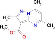 methyl 2,5,7-trimethylpyrazolo[1,5-a]pyrimidine-3-carboxylate