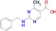 2-(benzylamino)-4-methylpyrimidine-5-carboxylic acid