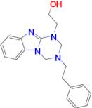 2-[3-(2-phenylethyl)-3,4-dihydro[1,3,5]triazino[1,2-a]benzimidazol-1(2H)-yl]ethanol