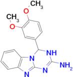 4-(3,4-dimethoxyphenyl)-1,4-dihydro[1,3,5]triazino[1,2-a]benzimidazol-2-amine