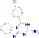 4-(4-chlorophenyl)-1,4-dihydro[1,3,5]triazino[1,2-a]benzimidazol-2-amine