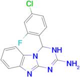 4-(4-chloro-2-fluorophenyl)-1,4-dihydro[1,3,5]triazino[1,2-a]benzimidazol-2-amine