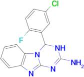 4-(5-chloro-2-fluorophenyl)-1,4-dihydro[1,3,5]triazino[1,2-a]benzimidazol-2-amine