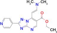 ethyl 7-[(E)-2-(dimethylamino)vinyl]-2-pyridin-4-yl[1,2,4]triazolo[1,5-a]pyrimidine-6-carboxylate