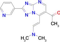 1-{7-[(E)-2-(dimethylamino)vinyl]-2-pyridin-3-yl[1,2,4]triazolo[1,5-a]pyrimidin-6-yl}ethanone