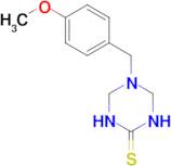 5-(4-methoxybenzyl)-1,4,5,6-tetrahydro-1,3,5-triazine-2-thiol