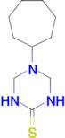 5-cycloheptyl-1,4,5,6-tetrahydro-1,3,5-triazine-2-thiol