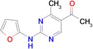 1-[2-(2-furylamino)-4-methylpyrimidin-5-yl]ethanone