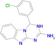 4-(3-chlorophenyl)-1,4-dihydro[1,3,5]triazino[1,2-a]benzimidazol-2-amine