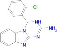 4-(2-chlorophenyl)-1,4-dihydro[1,3,5]triazino[1,2-a]benzimidazol-2-amine