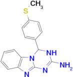 4-[4-(methylthio)phenyl]-1,4-dihydro[1,3,5]triazino[1,2-a]benzimidazol-2-amine