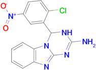 4-(2-chloro-5-nitrophenyl)-1,4-dihydro[1,3,5]triazino[1,2-a]benzimidazol-2-amine