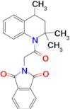2-[2-oxo-2-(2,2,4-trimethyl-3,4-dihydroquinolin-1(2H)-yl)ethyl]-1H-isoindole-1,3(2H)-dione