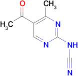 (5-acetyl-4-methylpyrimidin-2-yl)cyanamide