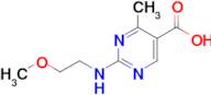 2-[(2-methoxyethyl)amino]-4-methylpyrimidine-5-carboxylic acid