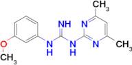 N-(4,6-dimethylpyrimidin-2-yl)-N'-(3-methoxyphenyl)guanidine