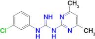 N-(3-chlorophenyl)-N'-(4,6-dimethylpyrimidin-2-yl)guanidine