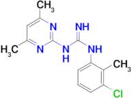 N-(3-chloro-2-methylphenyl)-N'-(4,6-dimethylpyrimidin-2-yl)guanidine