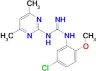 N-(5-chloro-2-methoxyphenyl)-N'-(4,6-dimethylpyrimidin-2-yl)guanidine