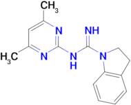 N-(4,6-dimethylpyrimidin-2-yl)indoline-1-carboximidamide