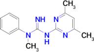 N'-(4,6-dimethylpyrimidin-2-yl)-N-methyl-N-phenylguanidine