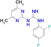 N-(2,4-difluorophenyl)-N'-(4,6-dimethylpyrimidin-2-yl)guanidine